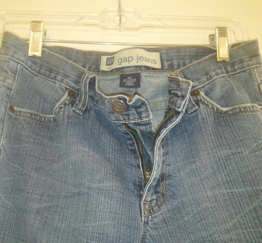 Gap Jeans,  98% cotton, 2% spandex, size 4R
